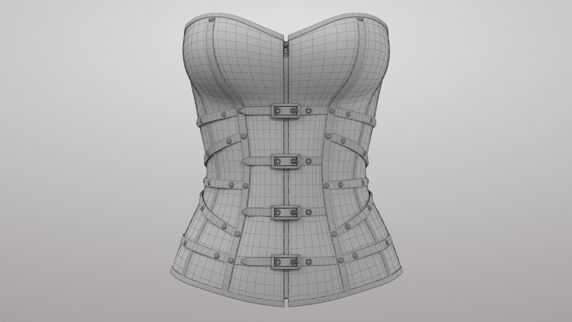 Corset 1v 3D Model