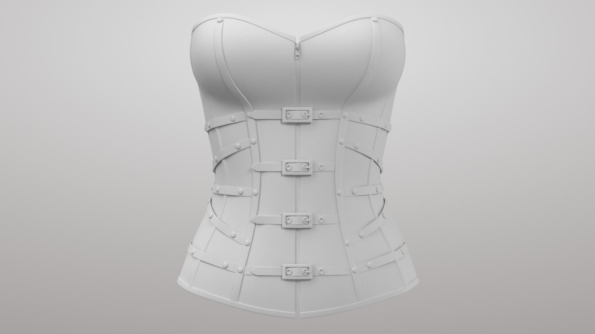 Corset 1v 3D Model