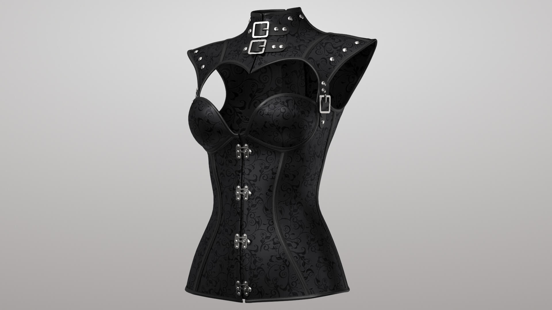 Corset 2v 3D Model