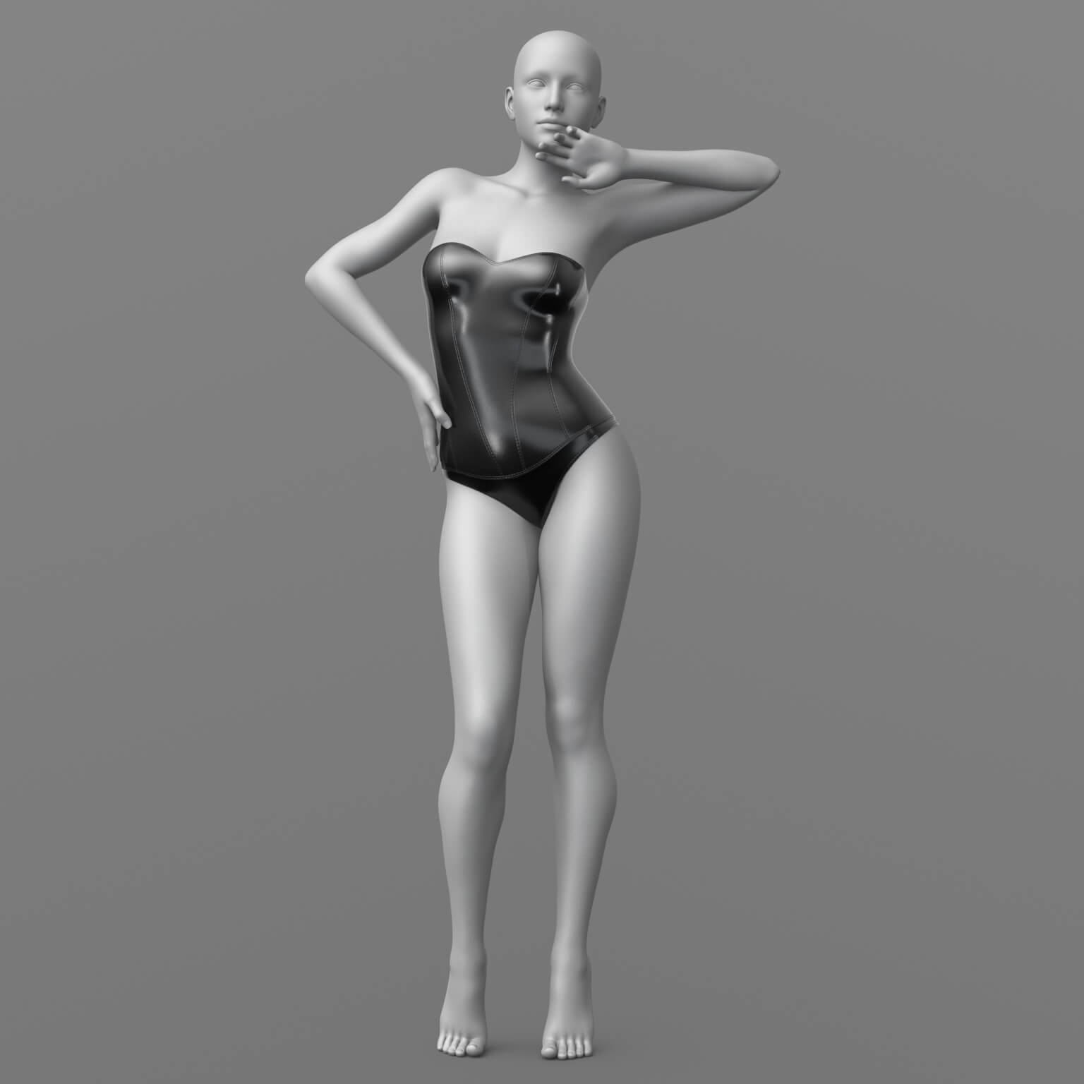 Corset and Panties G8 Female Daz Content