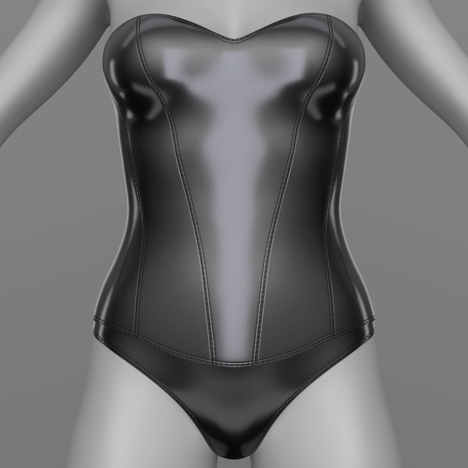 Corset and Panties G8 Female Daz Content