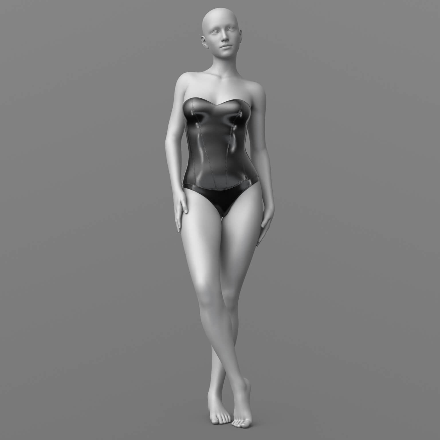 Corset and Panties G8 Female Daz Content