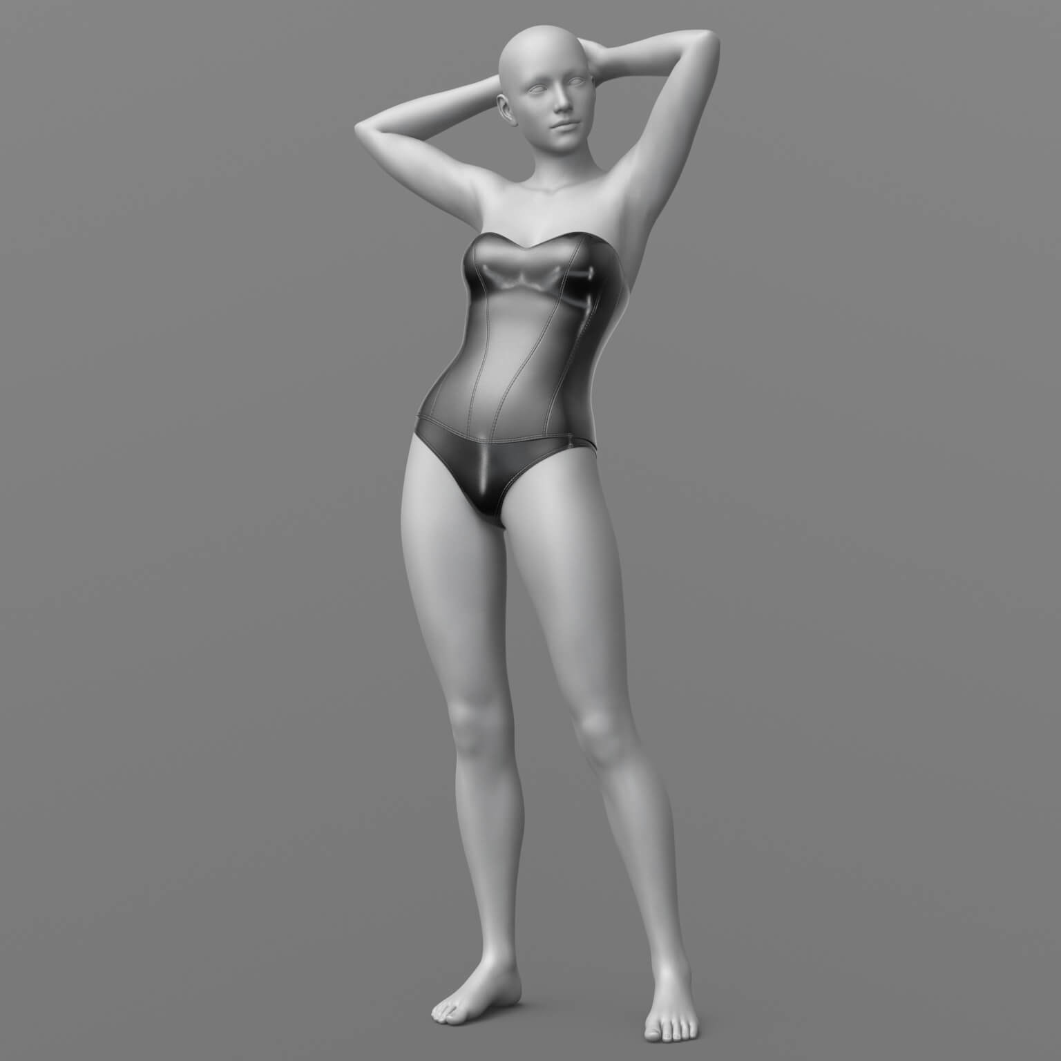 Corset and Panties G8 Female Daz Content