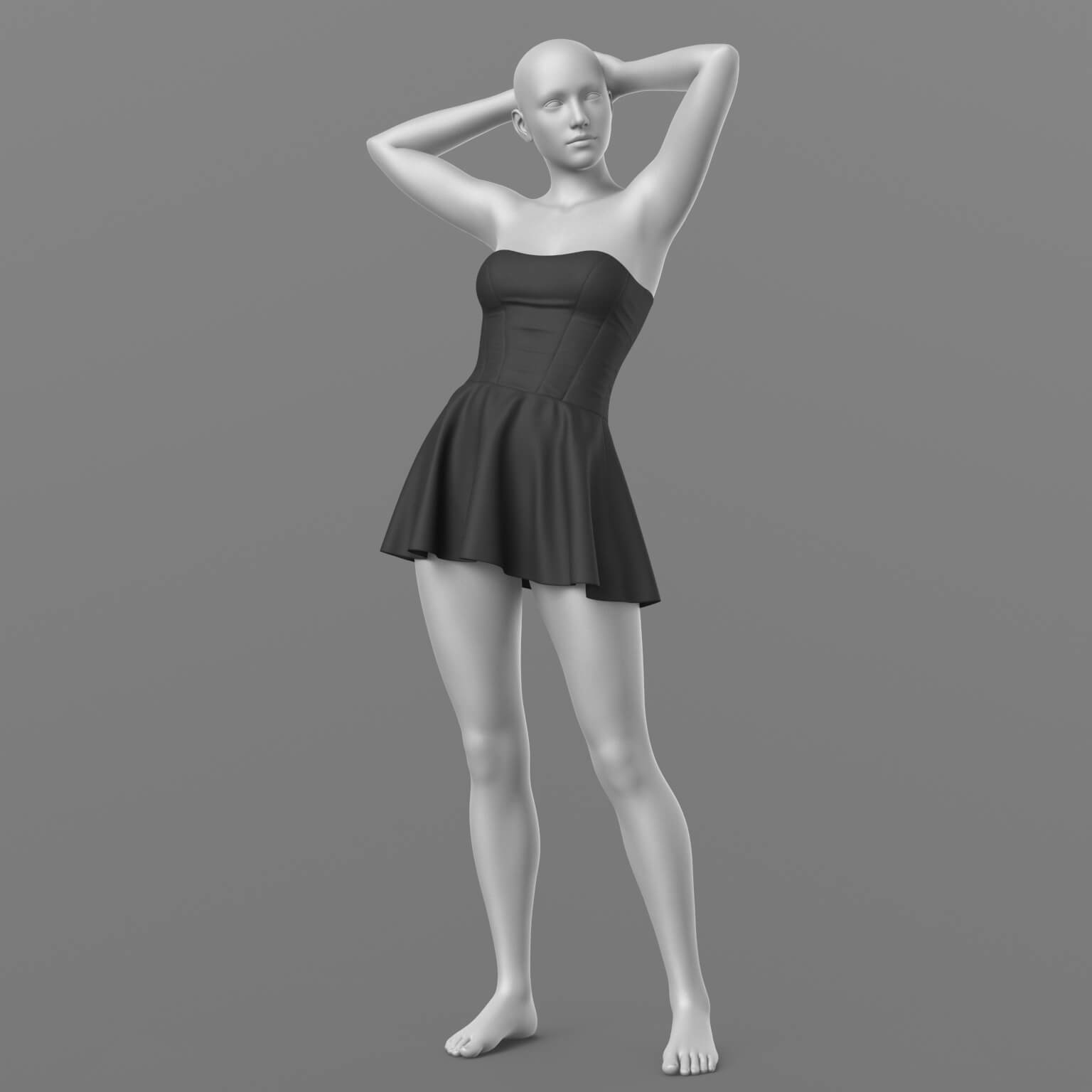 Corset Dress G8 Female Daz Content