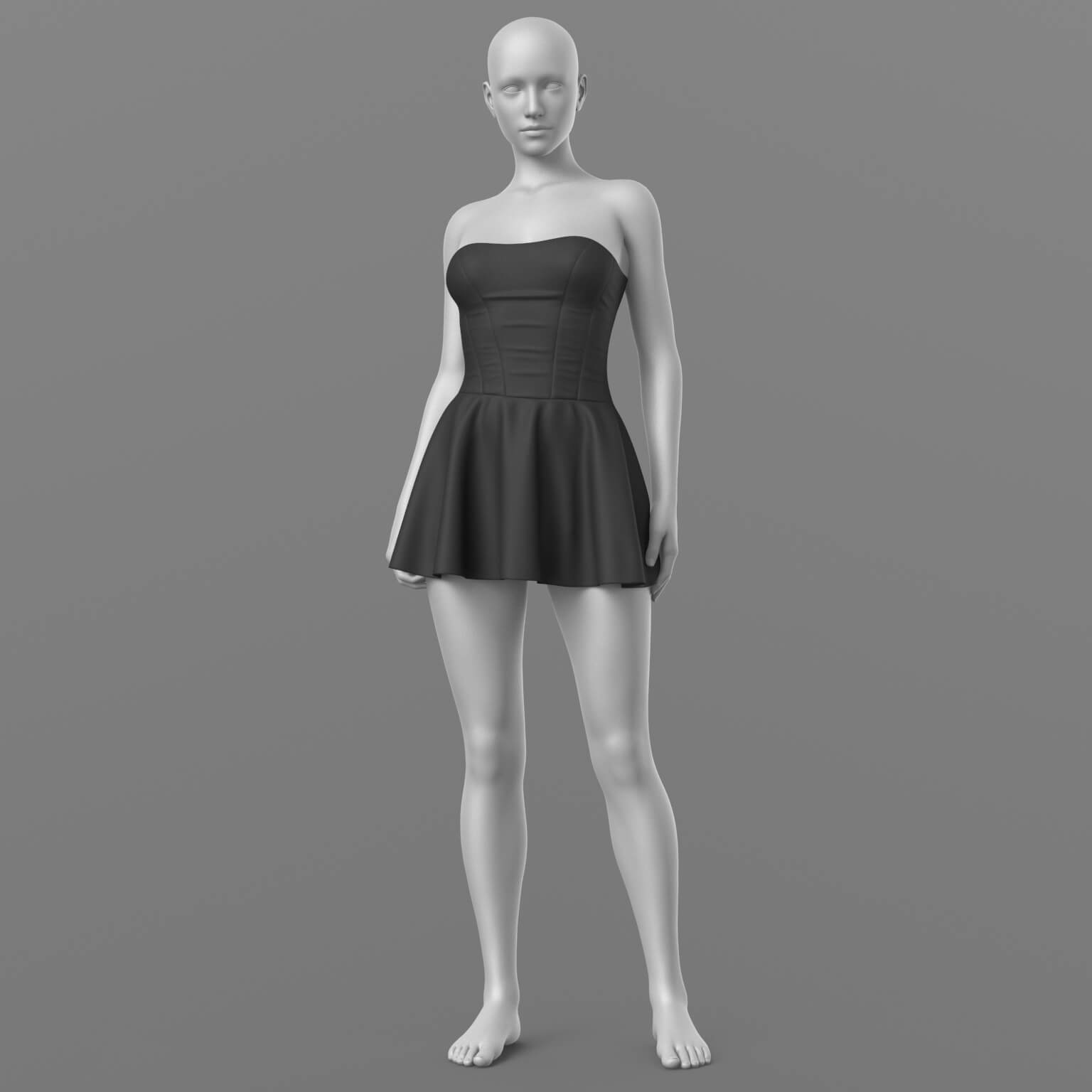 Corset Dress G8 Female Daz Content