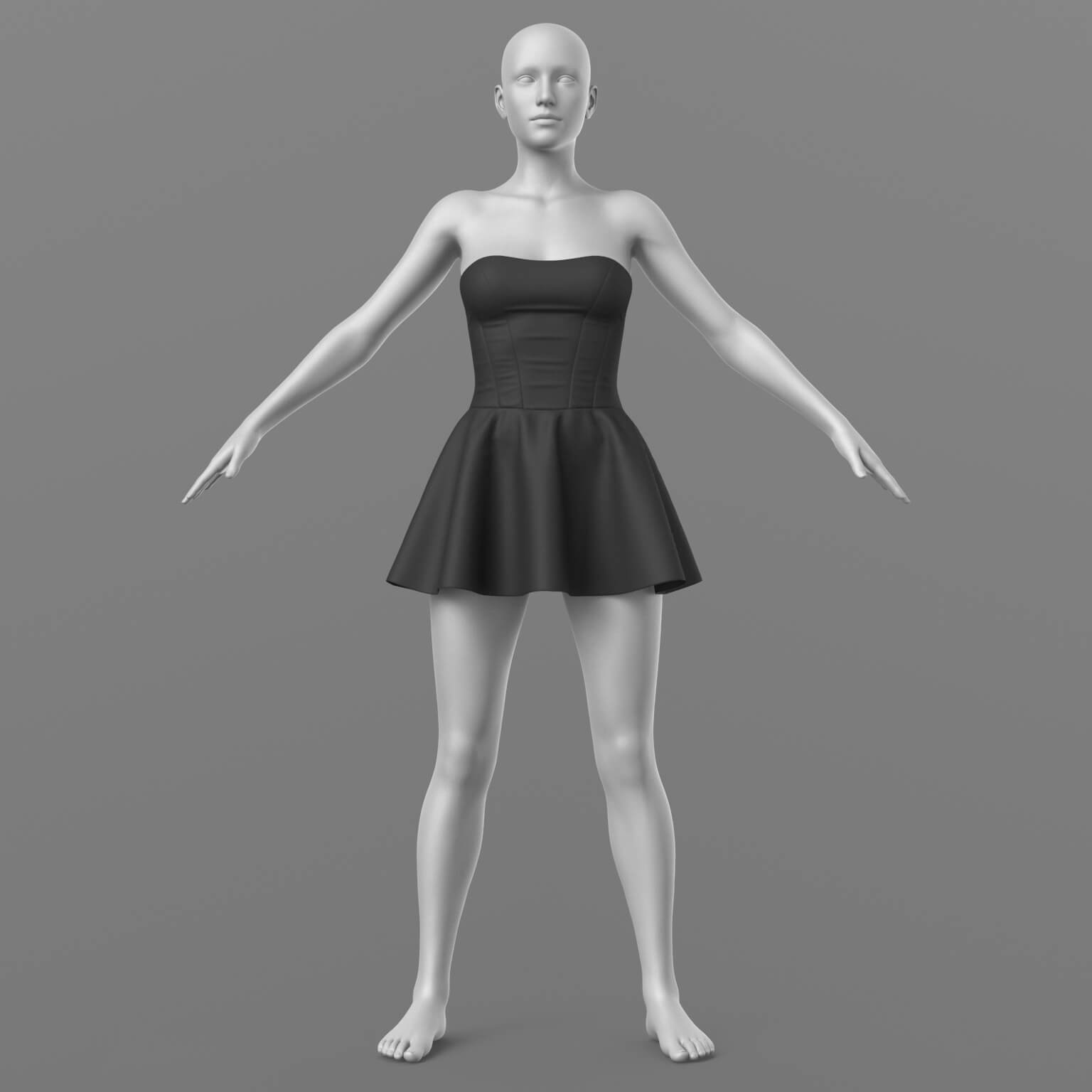 Corset Dress G8 Female Daz Content