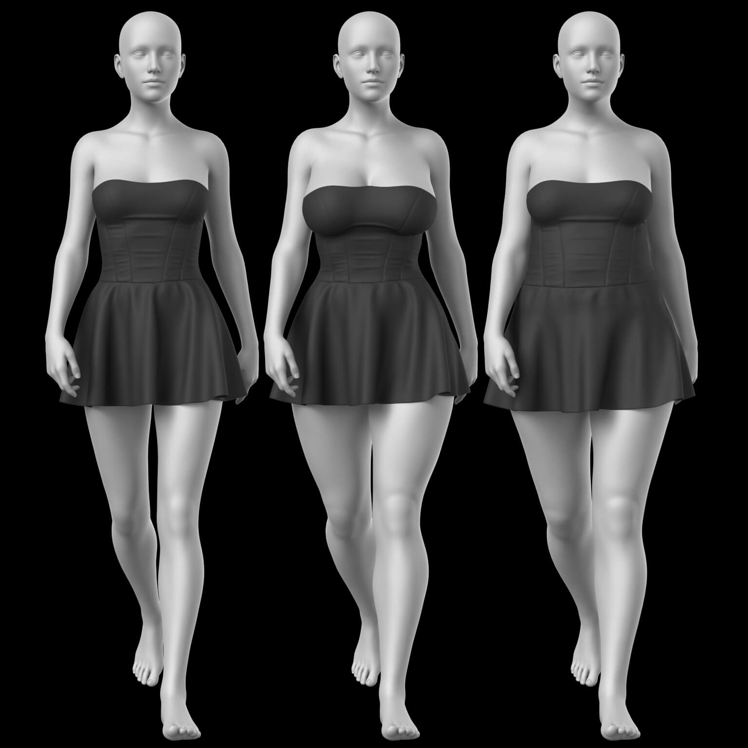 Corset Dress G8 Female Daz Content