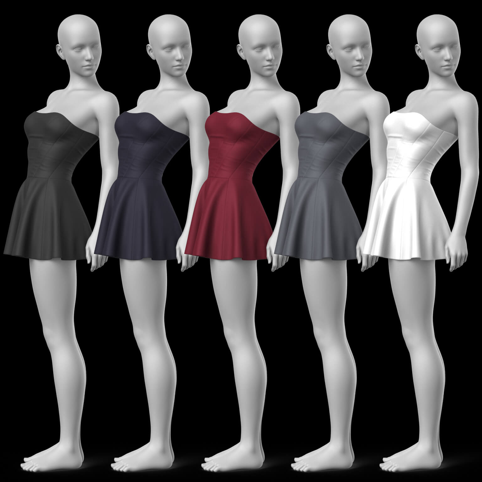Corset Dress G8 Female Daz Content