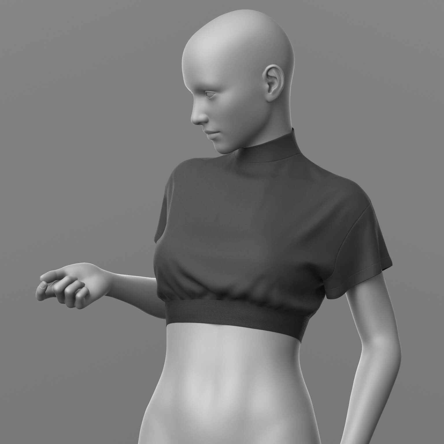 Crop Top 02v G8 Female Daz Content