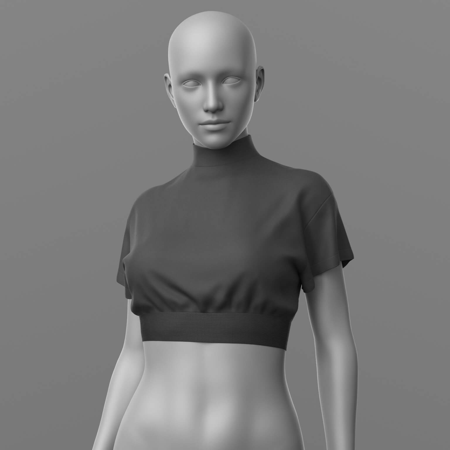 Crop Top 02v G8 Female Daz Content
