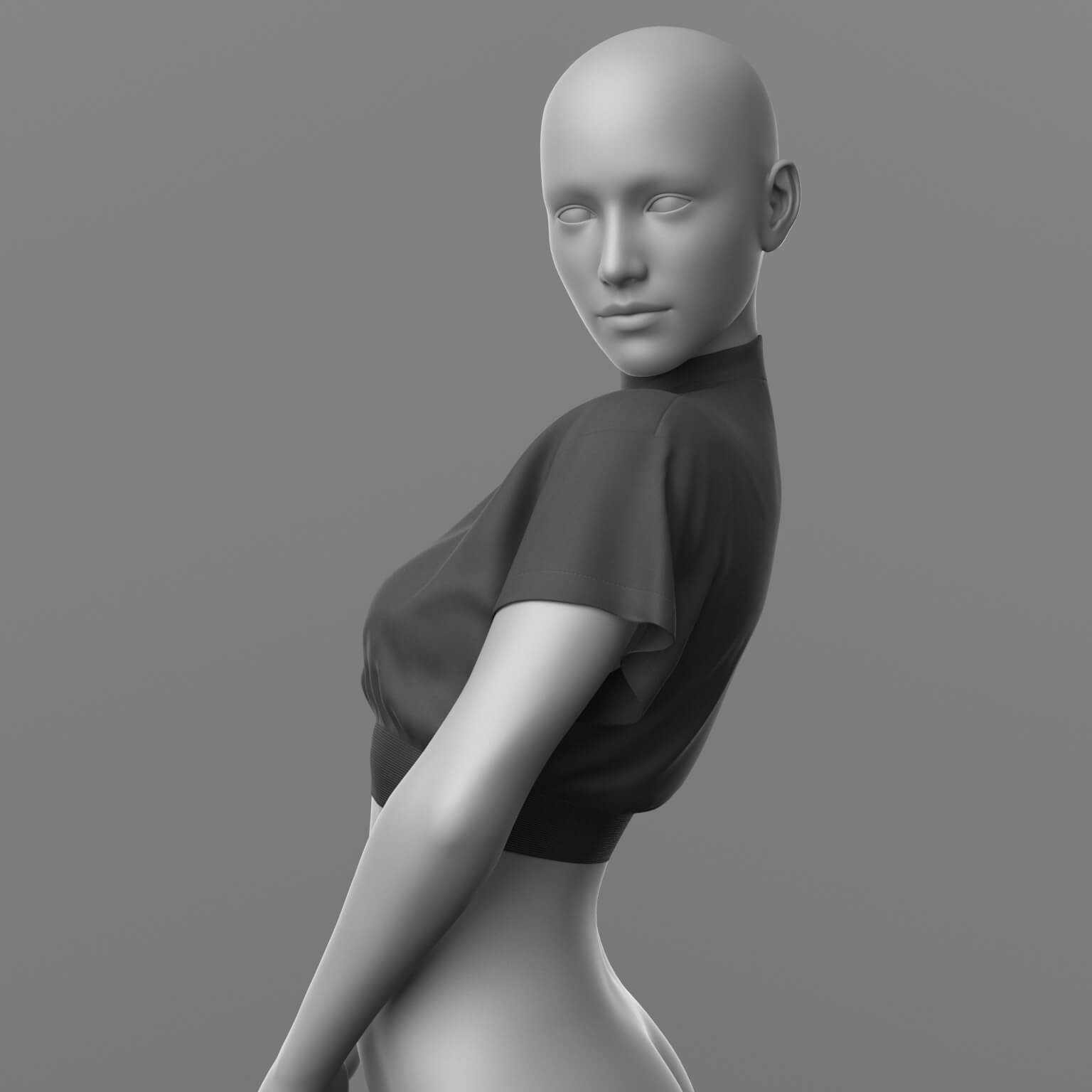 Crop Top 02v G8 Female Daz Content