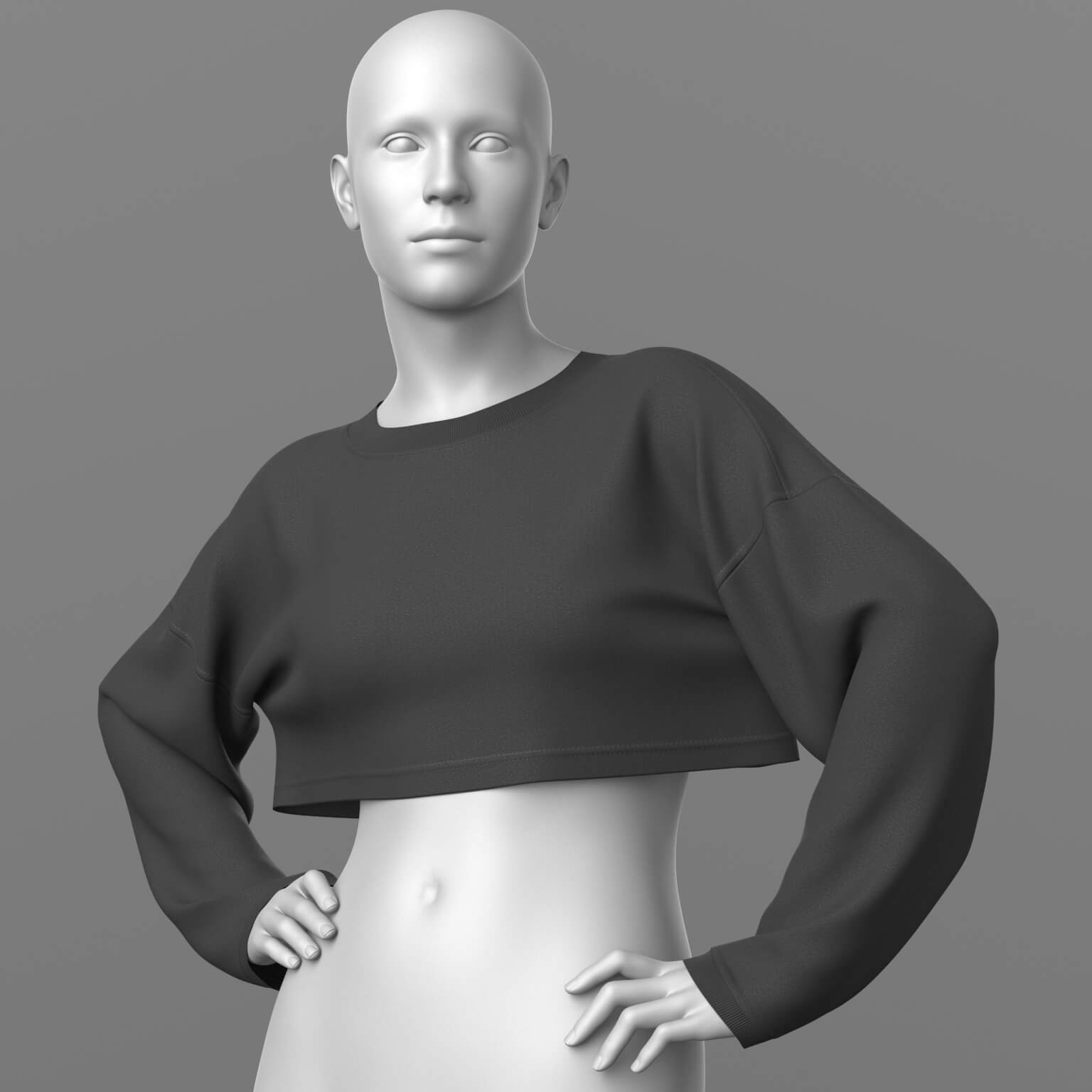 Cropped Sweatshirt G9 Daz Content