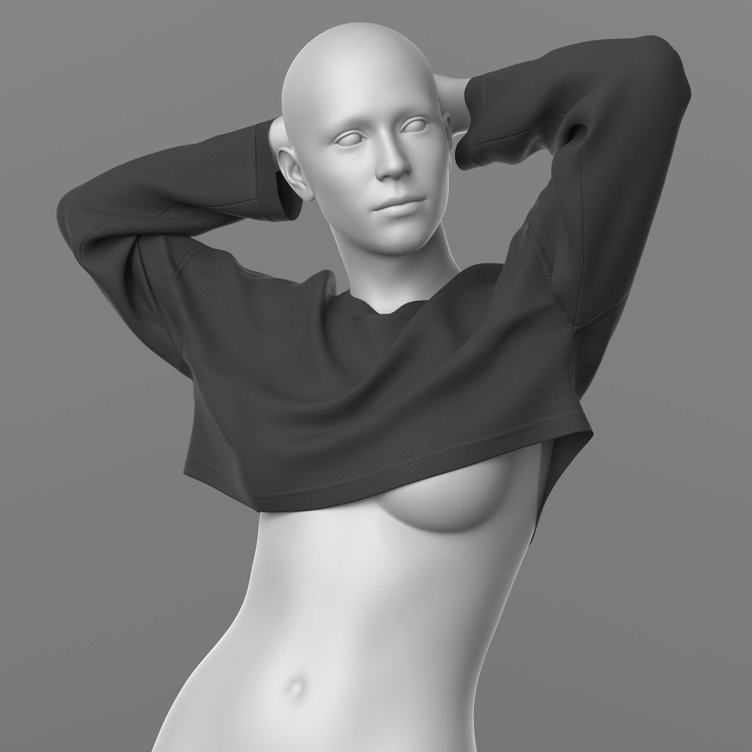 Cropped Sweatshirt G9 Daz Content
