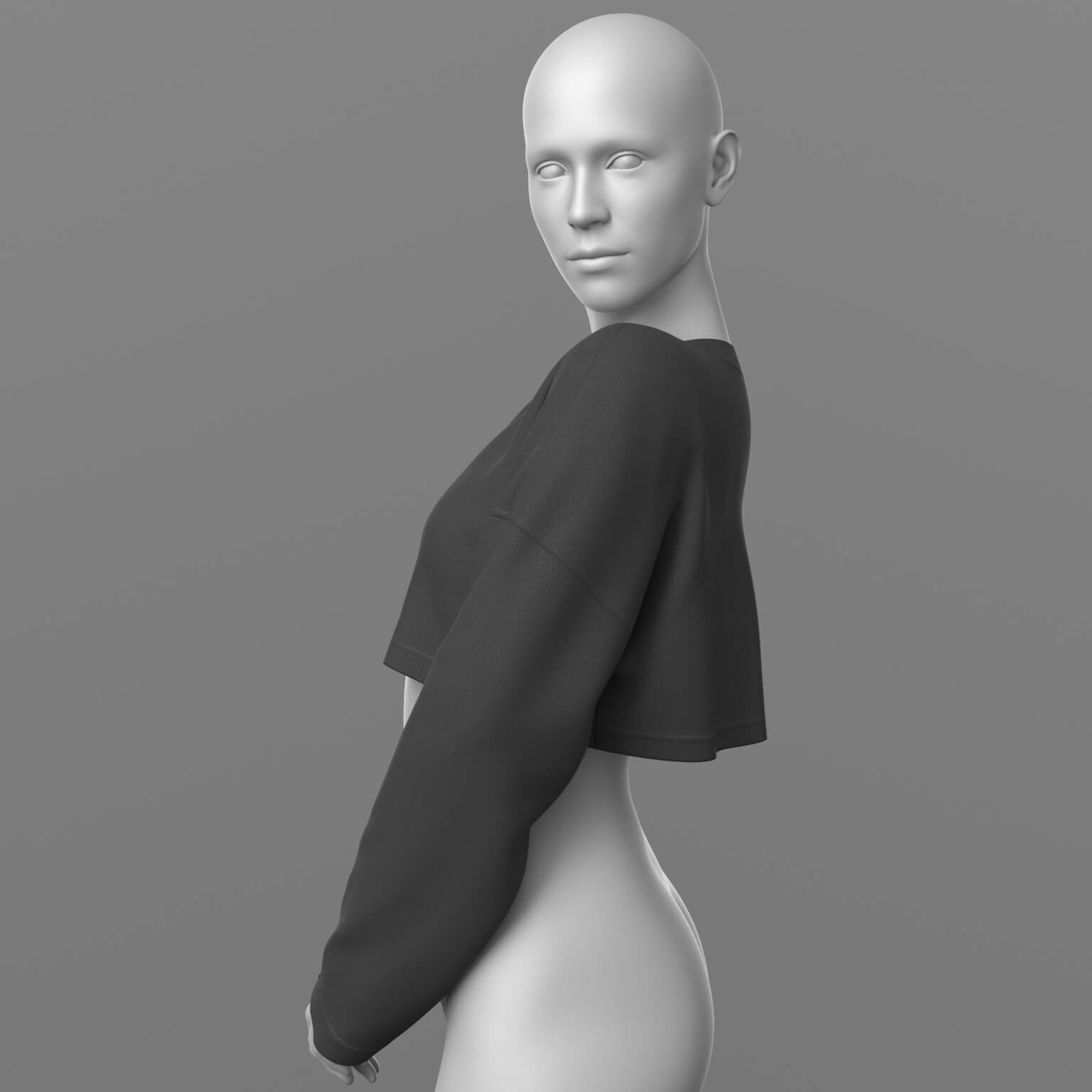 Cropped Sweatshirt G9 Daz Content