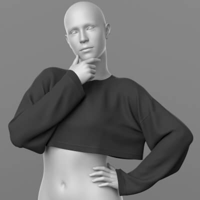 Cropped Sweatshirt G9