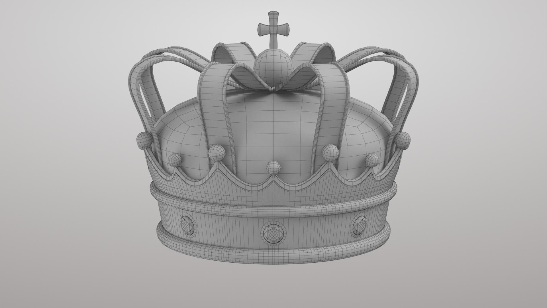 Crown 1V 3D Model
