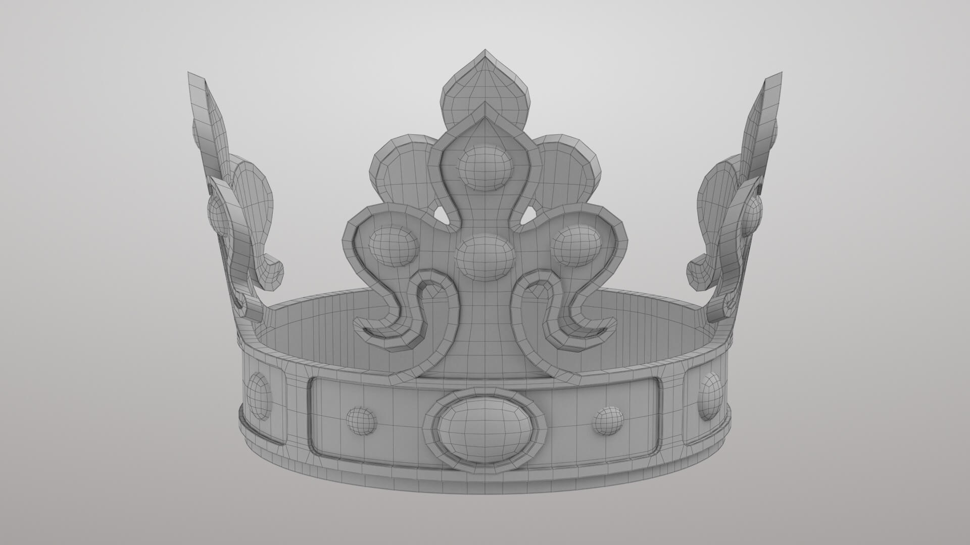 Crown 2V 3D Model