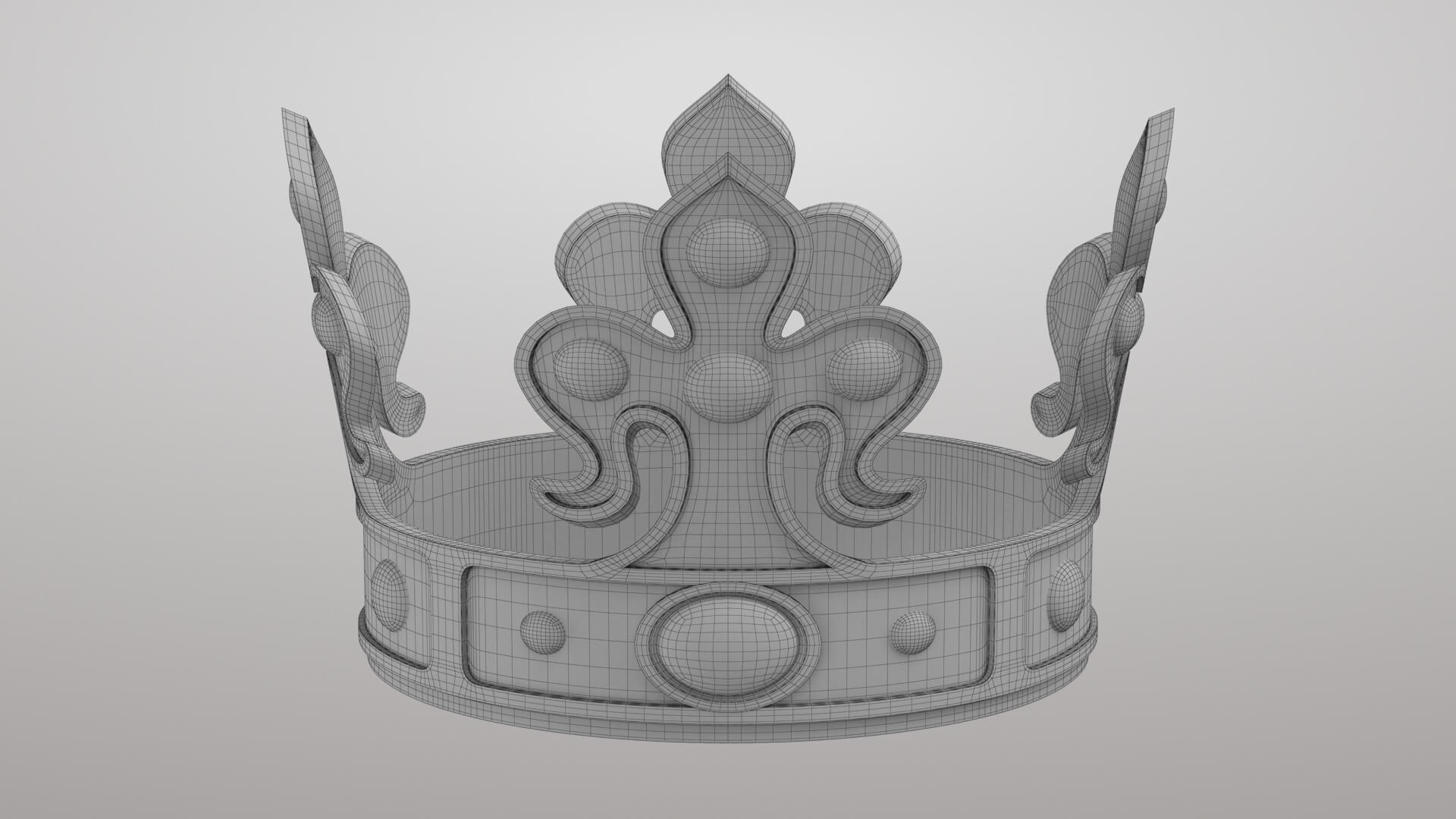 Crown 2V 3D Model