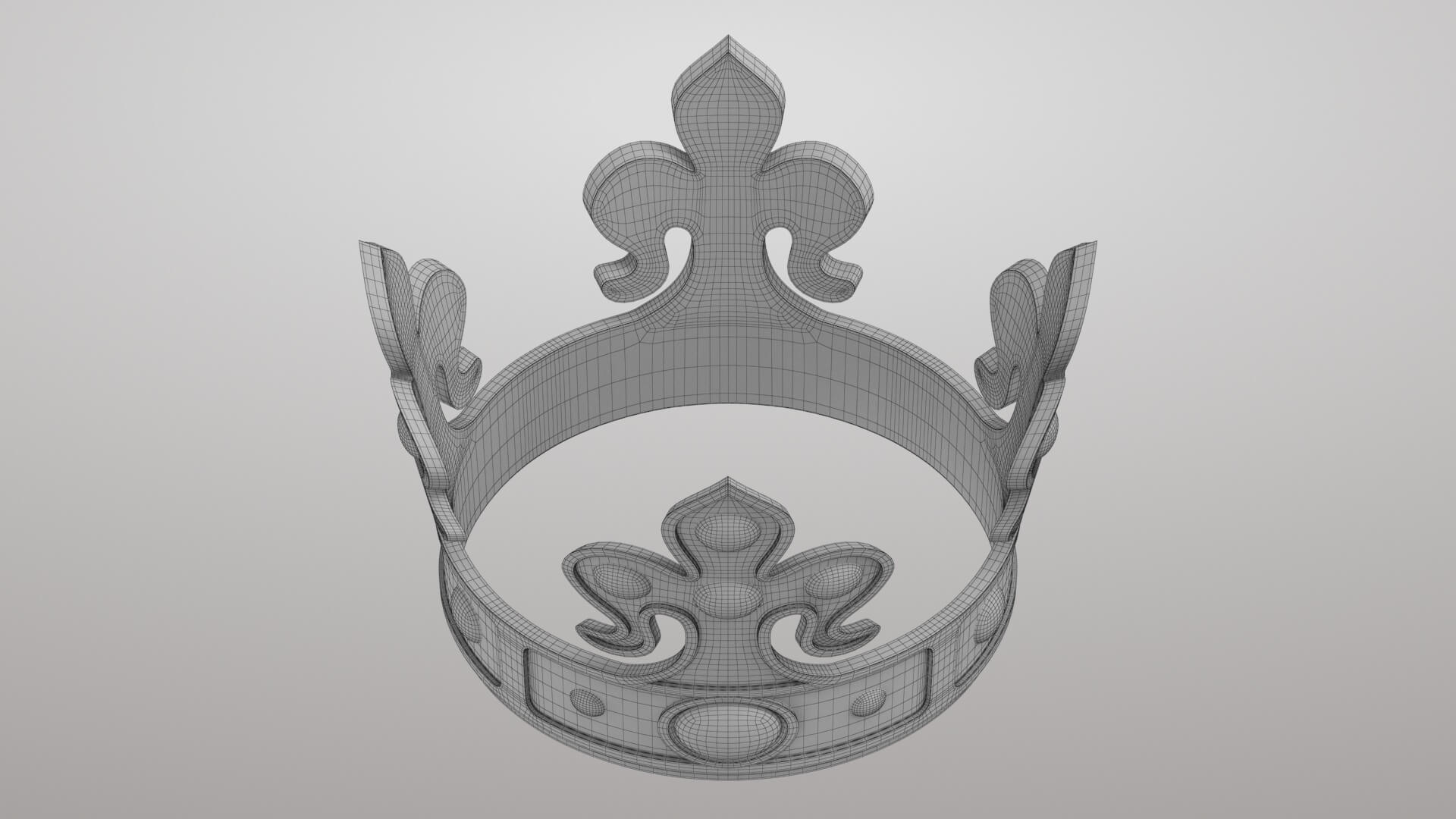 Crown 2V 3D Model