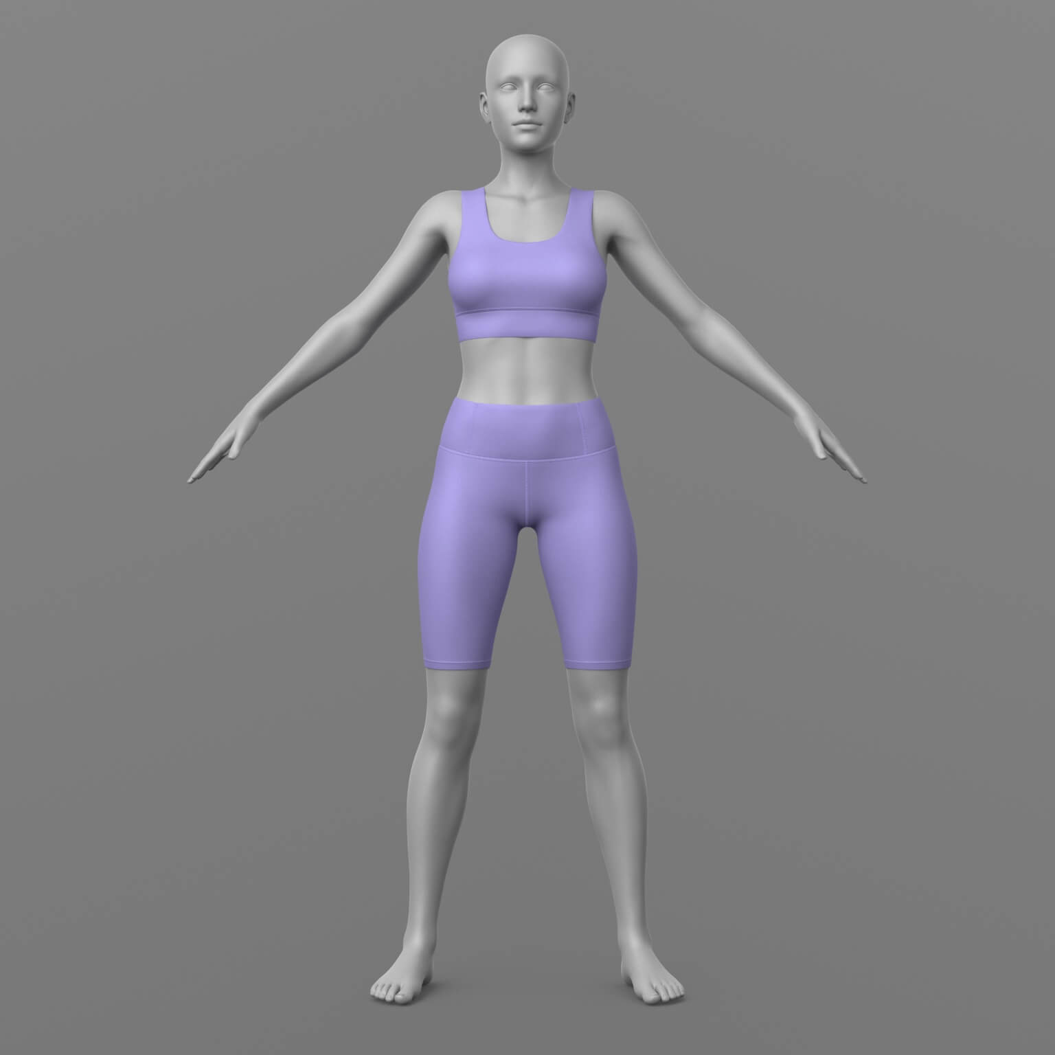 Cycling Shorts and Top G8 Female Daz Content