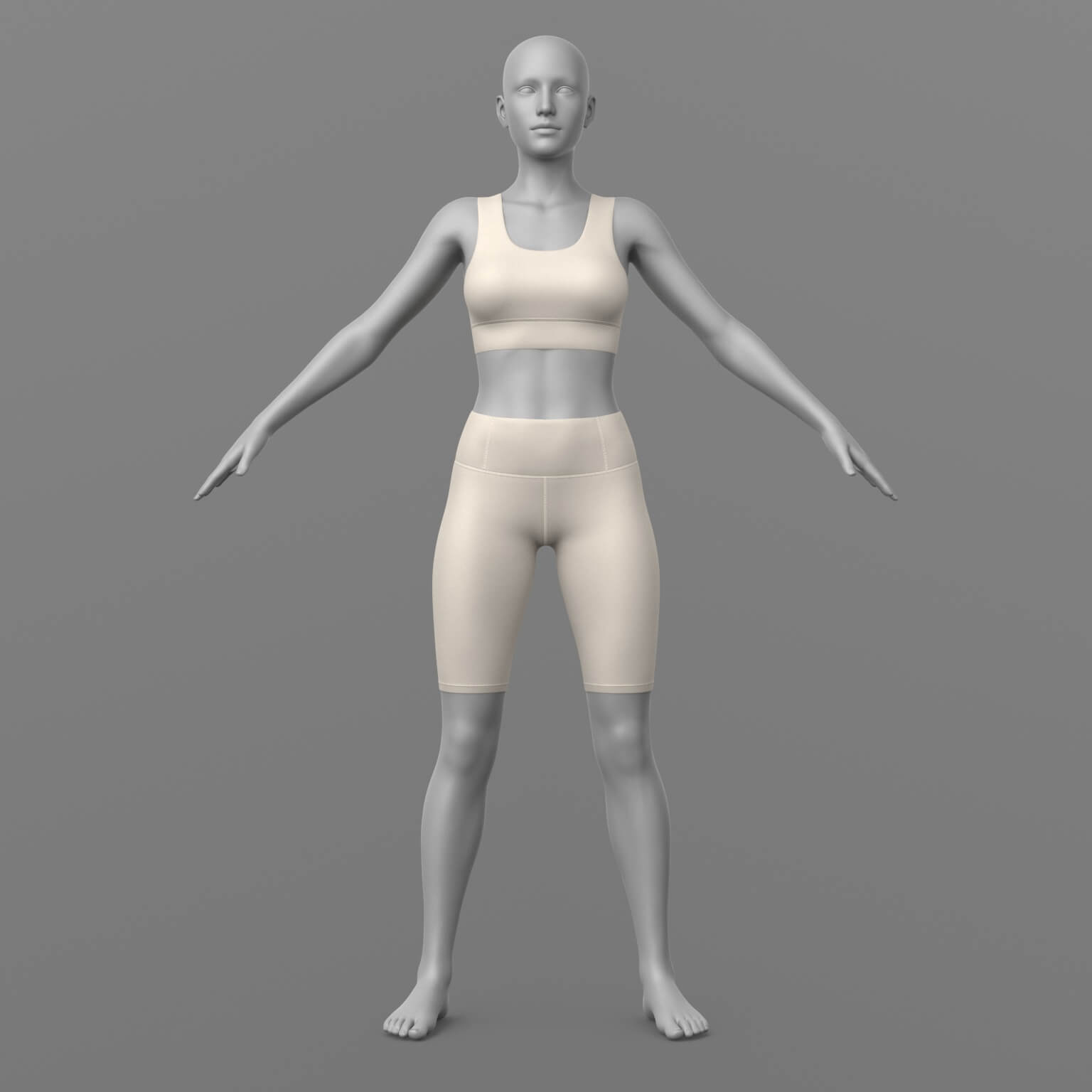 Cycling Shorts and Top G8 Female Daz Content