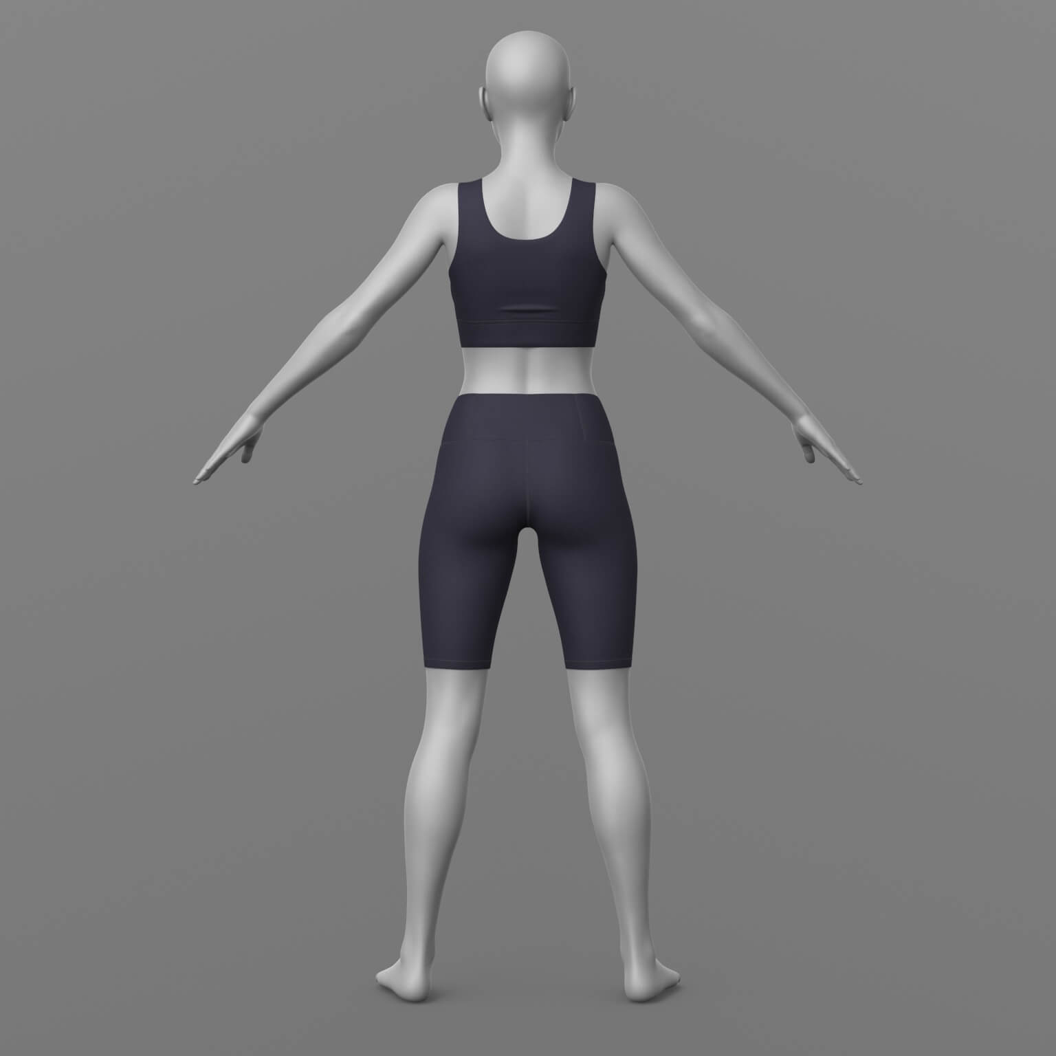 Cycling Shorts and Top G8 Female Daz Content