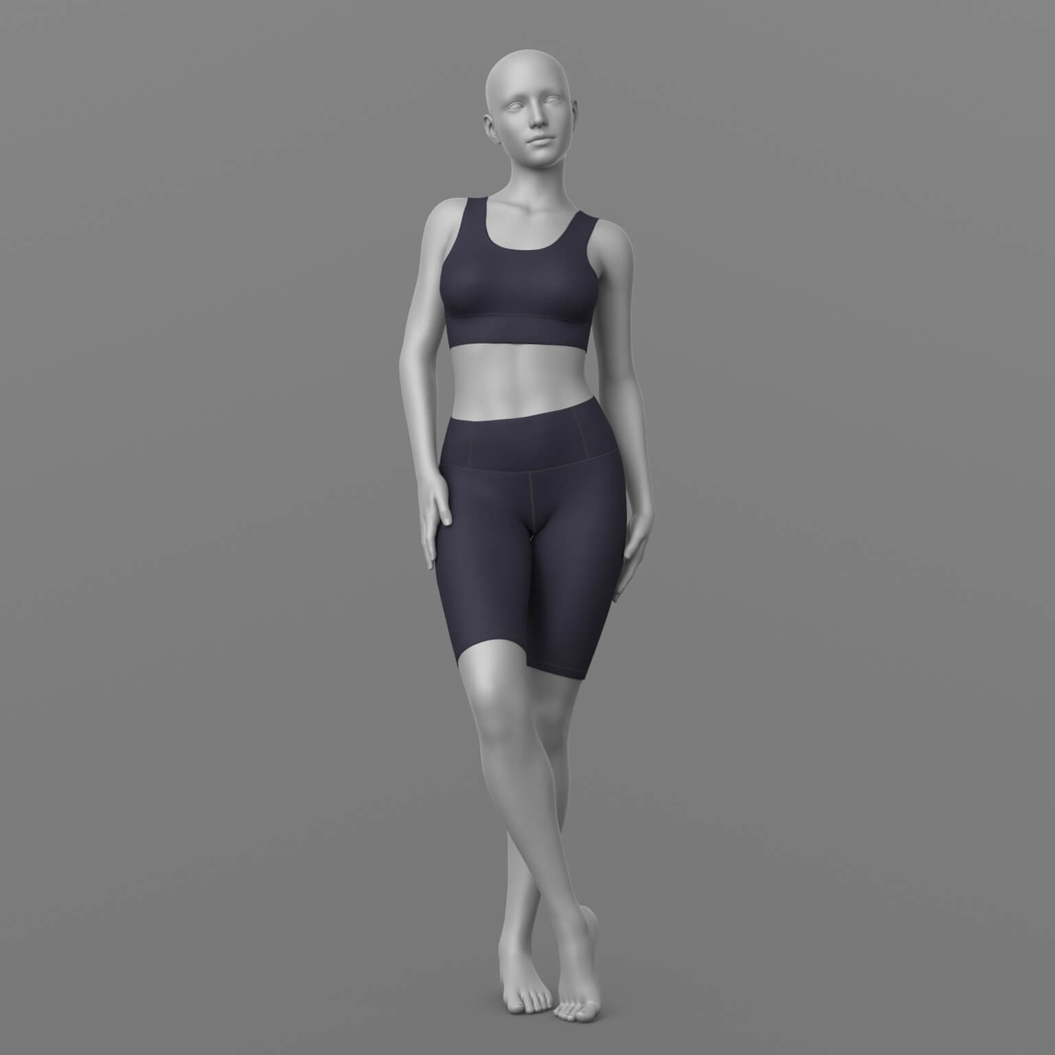 Cycling Shorts and Top G8 Female Daz Content