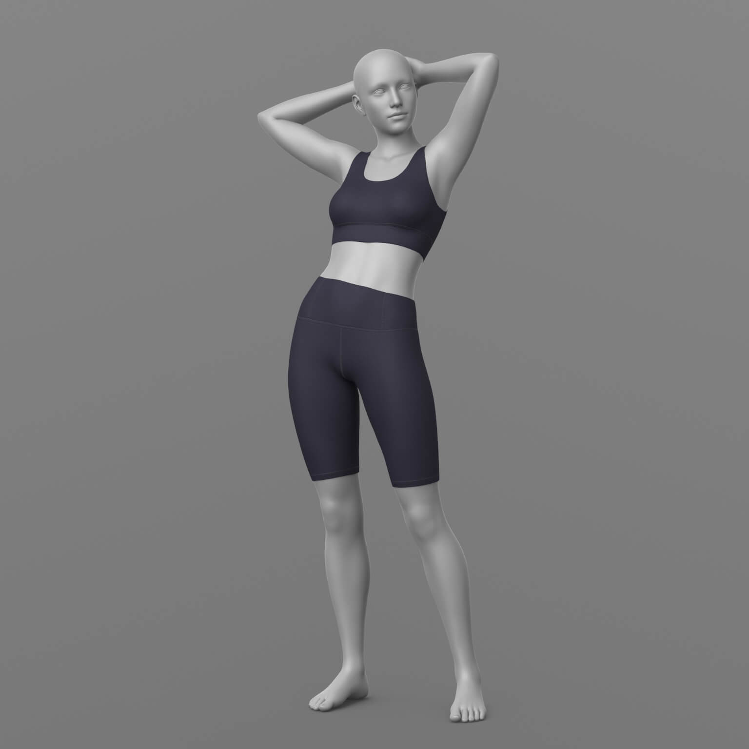 Cycling Shorts and Top G8 Female Daz Content