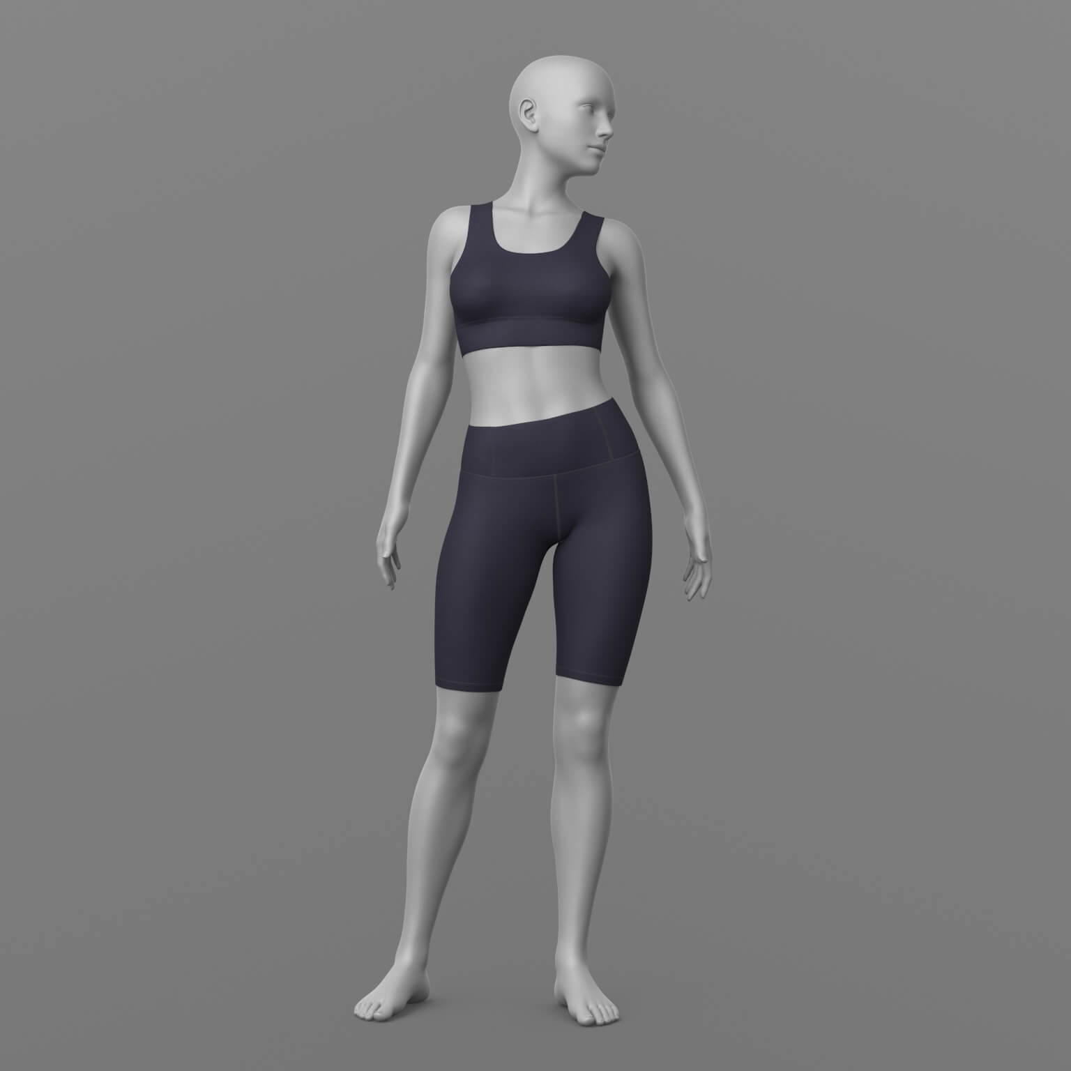 Cycling Shorts and Top G8 Female Daz Content