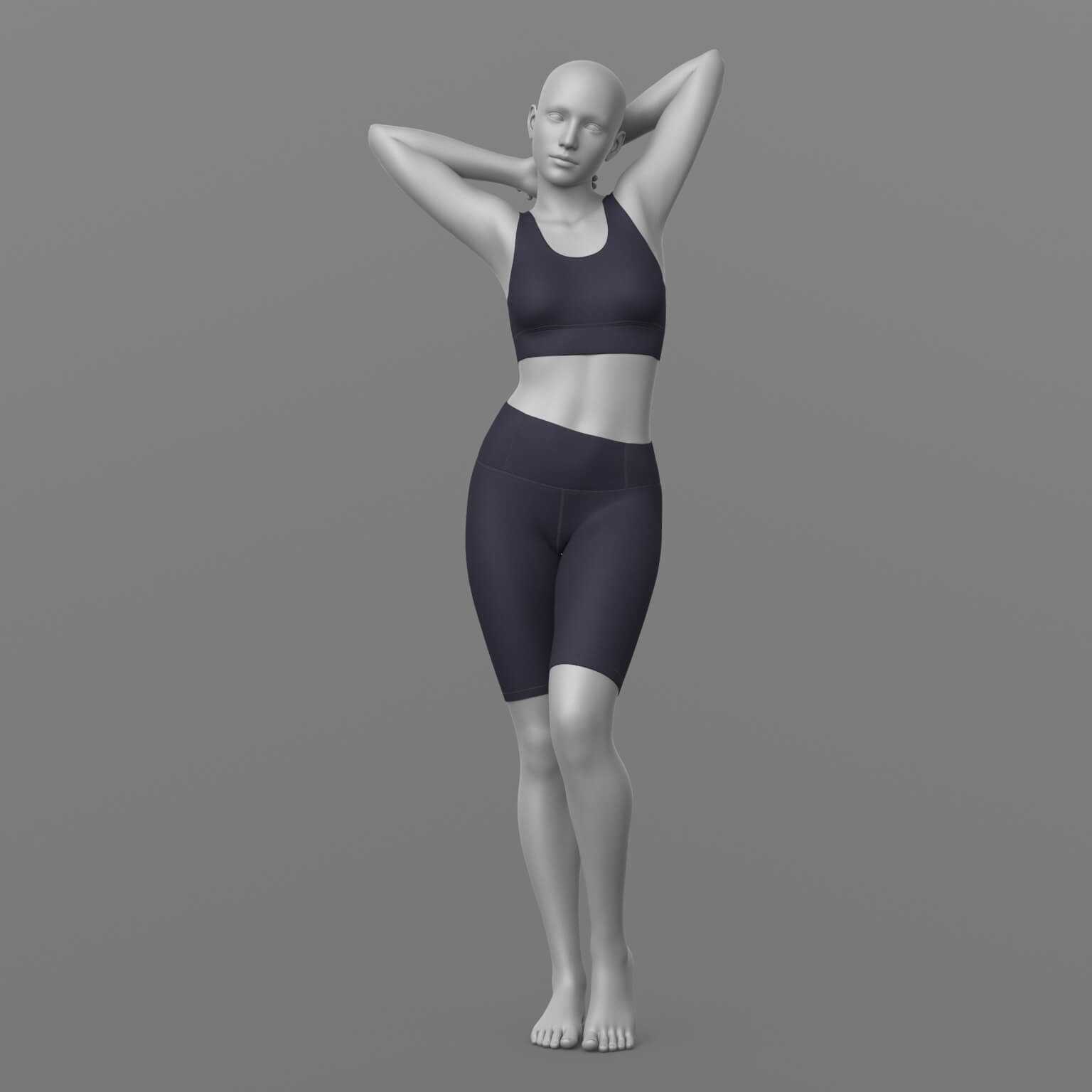 Cycling Shorts and Top G8 Female Daz Content