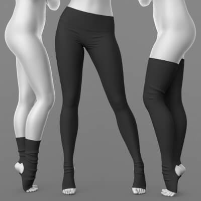 Dance Leggings Socks 03v Stockings 02v G9