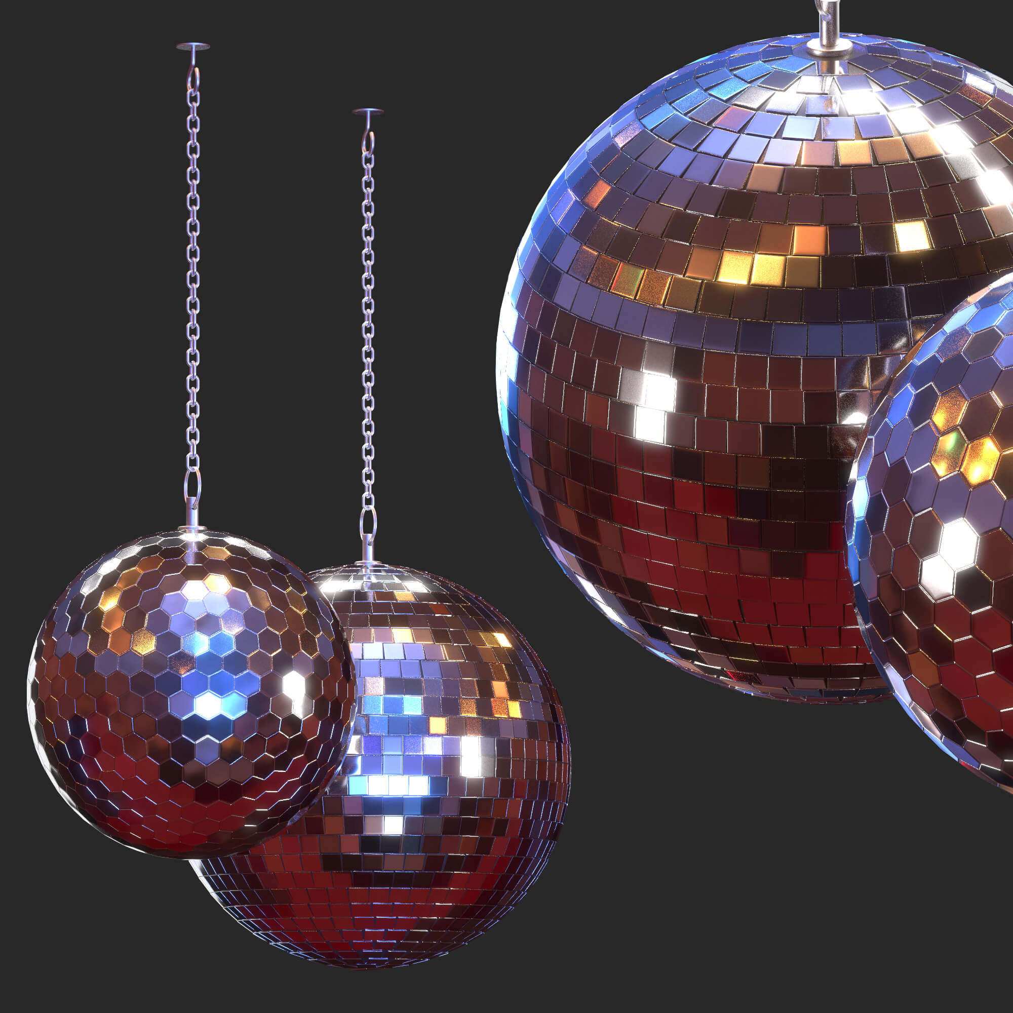 Discoball Set 2 in 1 Props Daz Daz Content