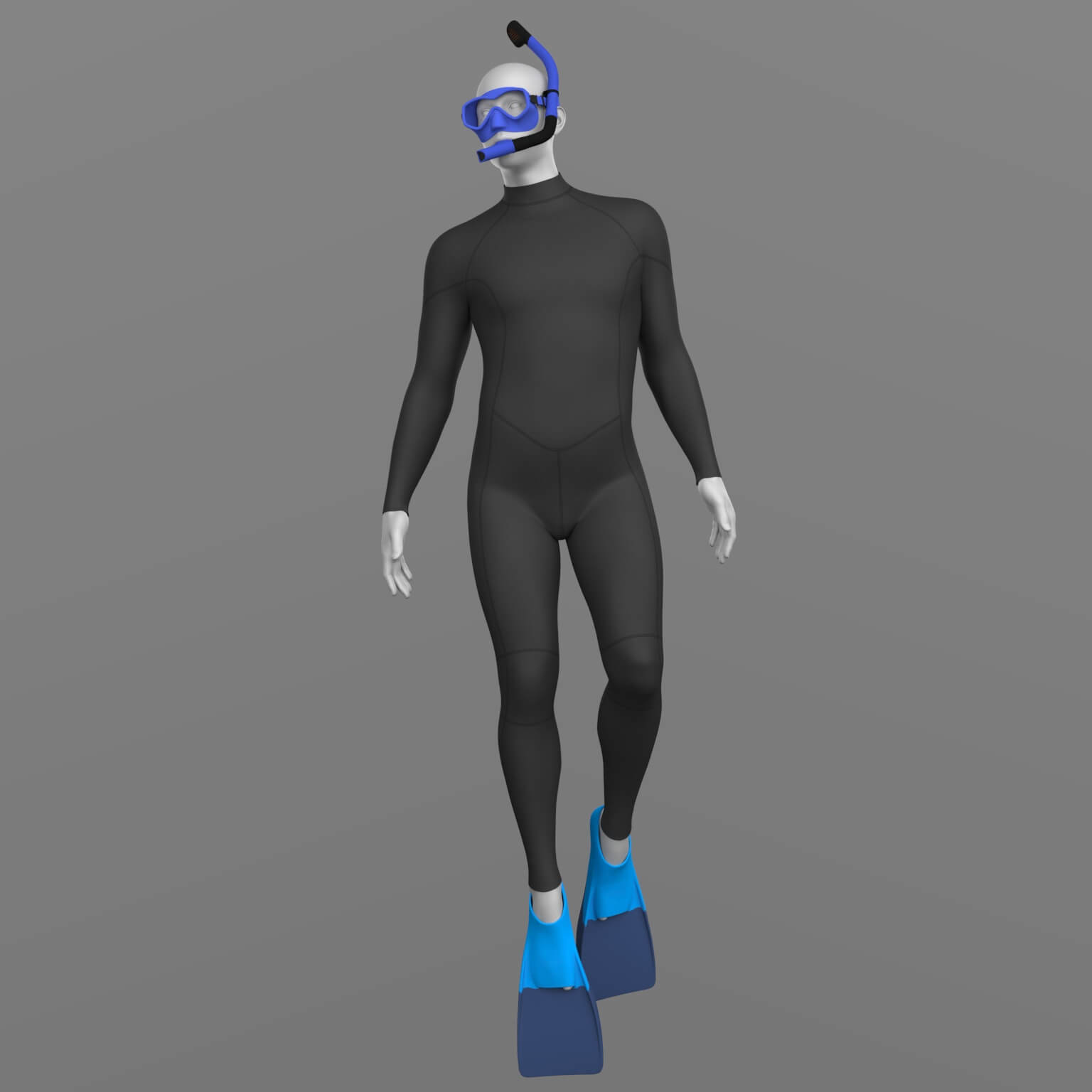 Diving Set and Wetsuit G9 Daz Content