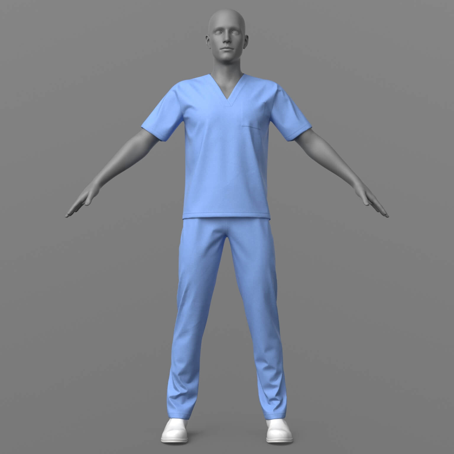 Doctor Clothes Mask Thermometer G8 Male Daz Content