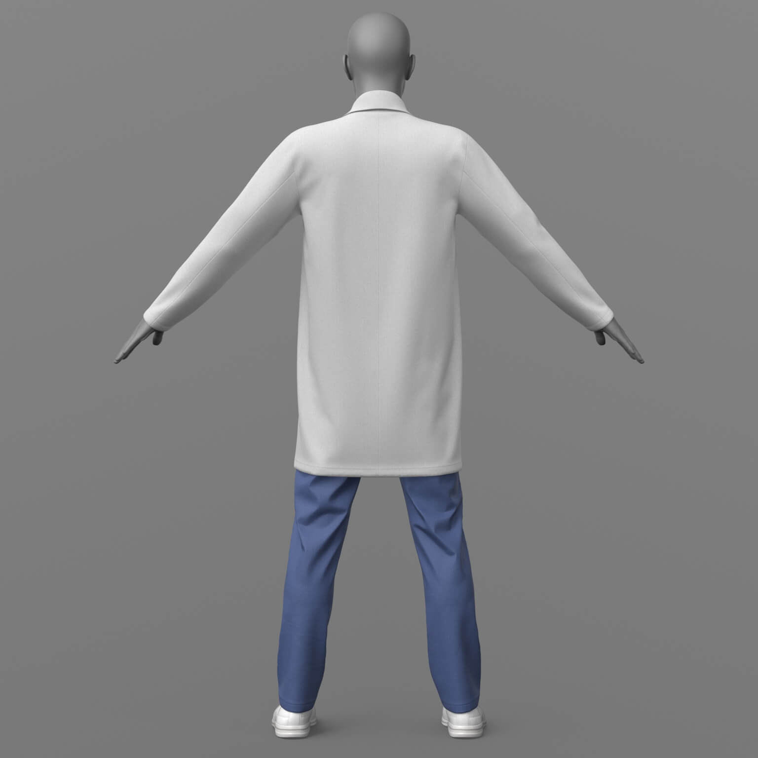 Doctor Clothes with Medical Coat G8 Male DAZ Daz Content