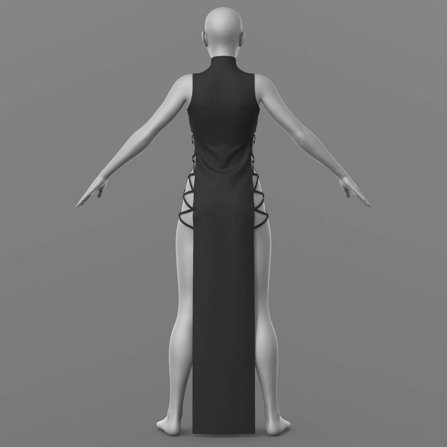 Dress Ribbons G8 Female Daz Content
