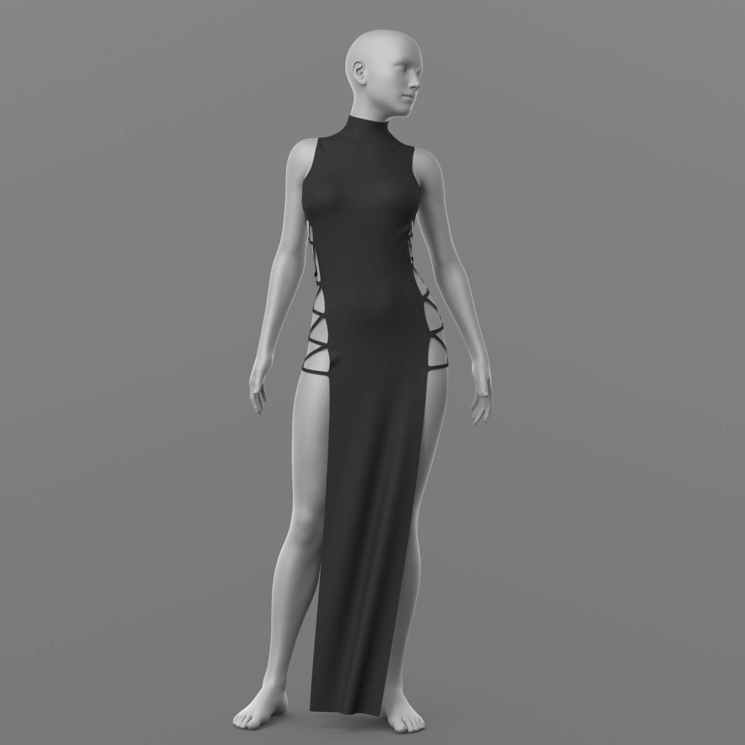 Dress Ribbons G8 Female Daz Content