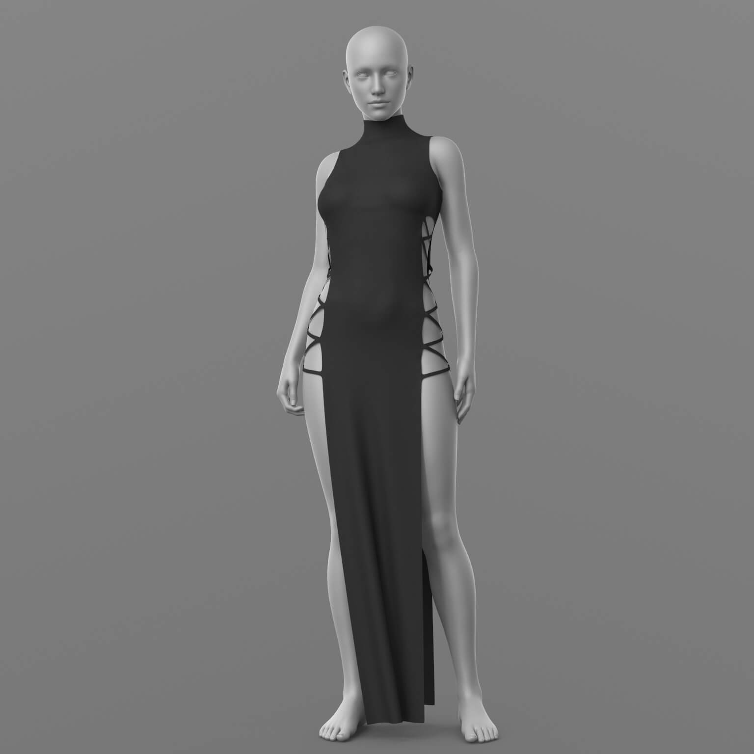 Dress Ribbons G8 Female Daz Content