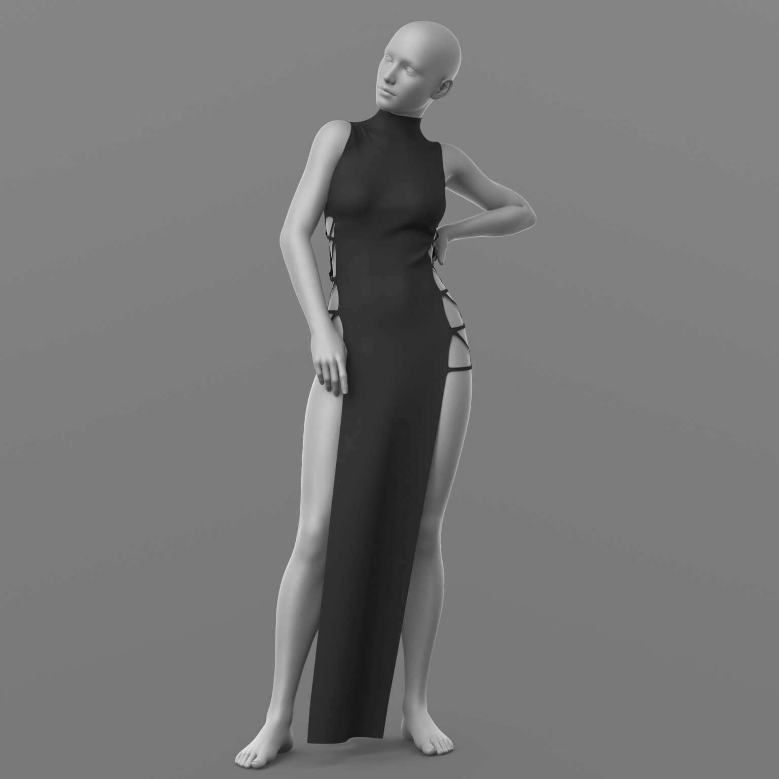Dress Ribbons G8 Female Daz Content
