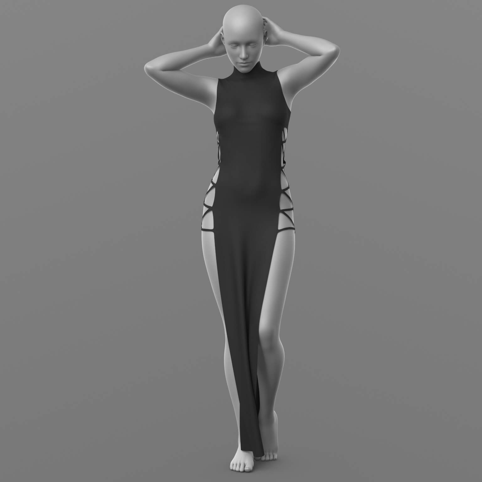 Dress Ribbons G8 Female Daz Content