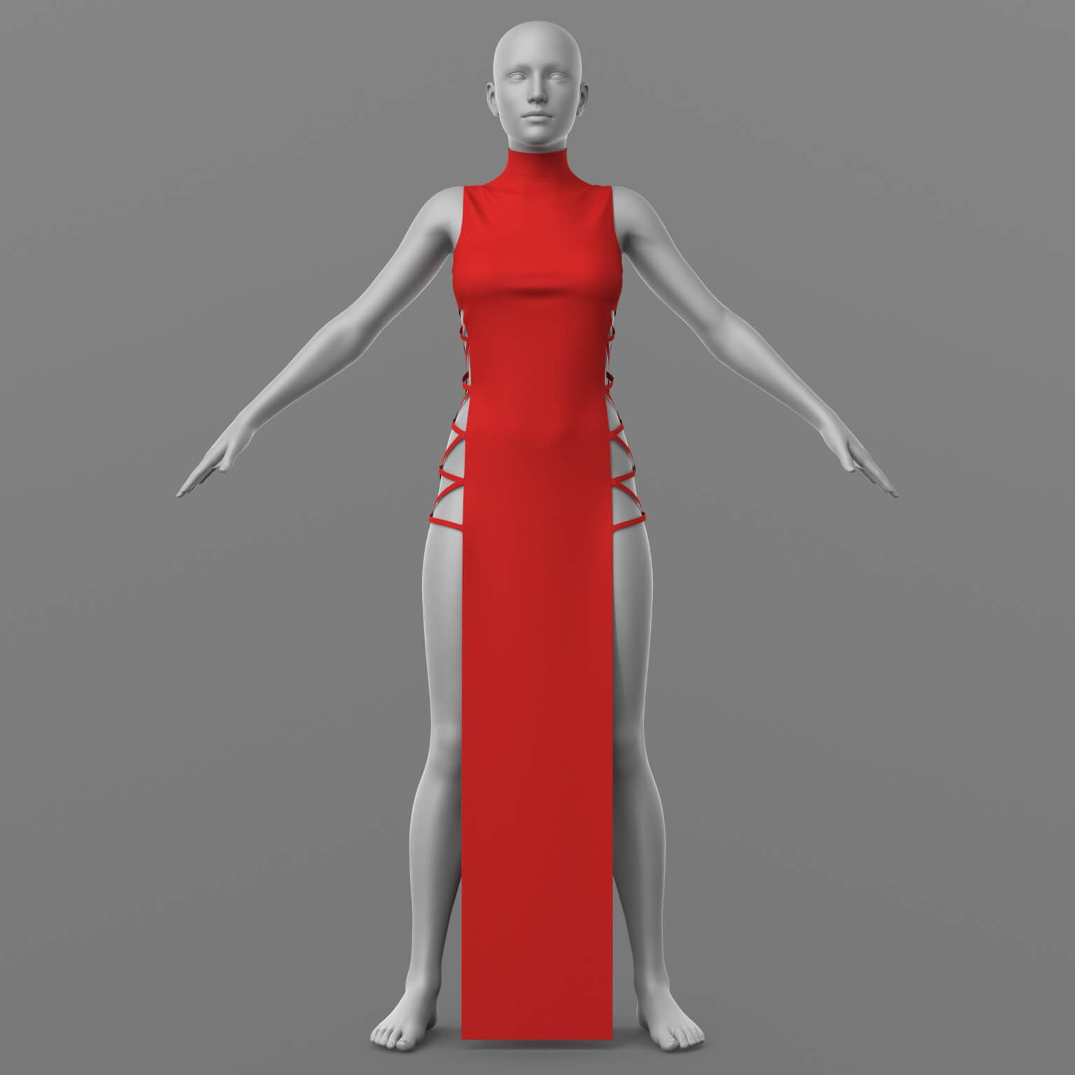 Dress Ribbons G8 Female Daz Content