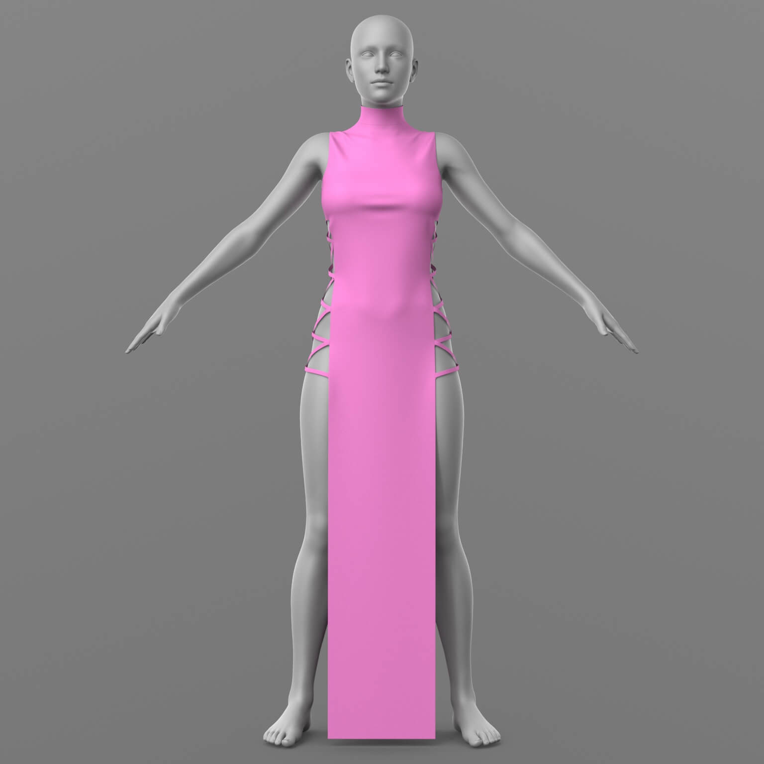 Dress Ribbons G8 Female Daz Content