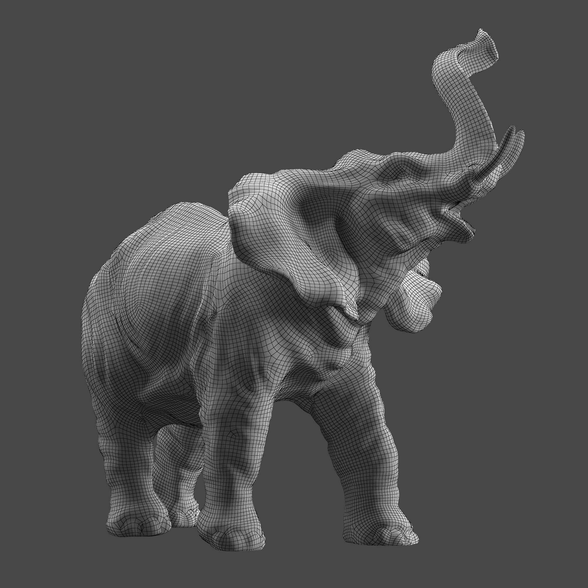 Elephant Sculpture Props Daz Content