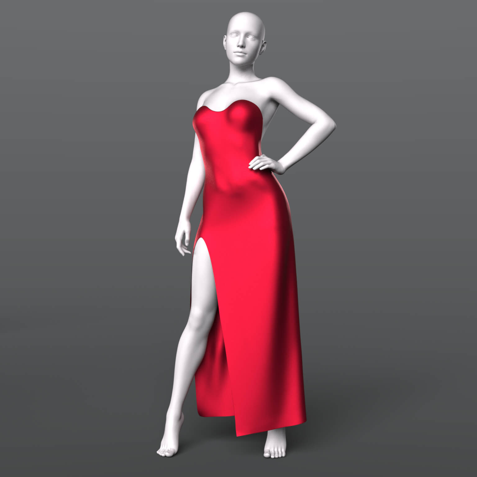 Evening Dress 01v and Gloves G8F Daz Content