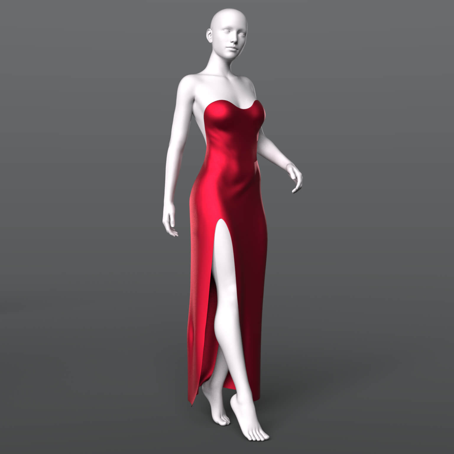 Evening Dress 01v and Gloves G8F Daz Content