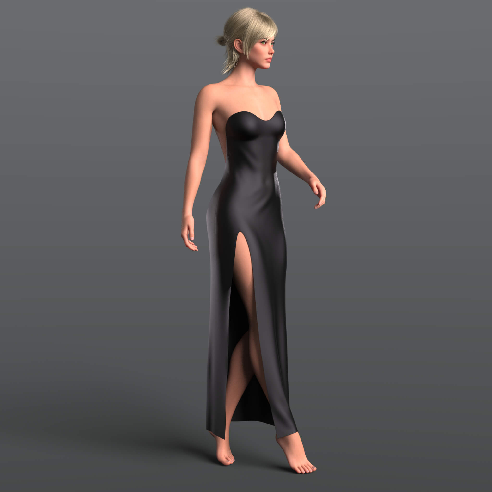 Evening Dress 01v and Gloves G9 Daz Content