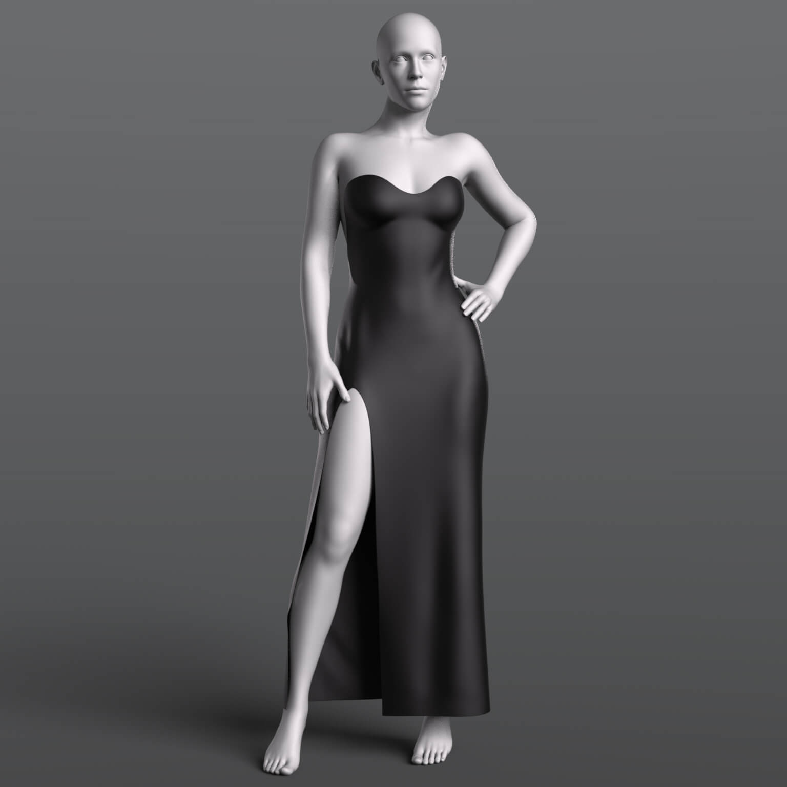 Evening Dress 01v G9 Daz Content