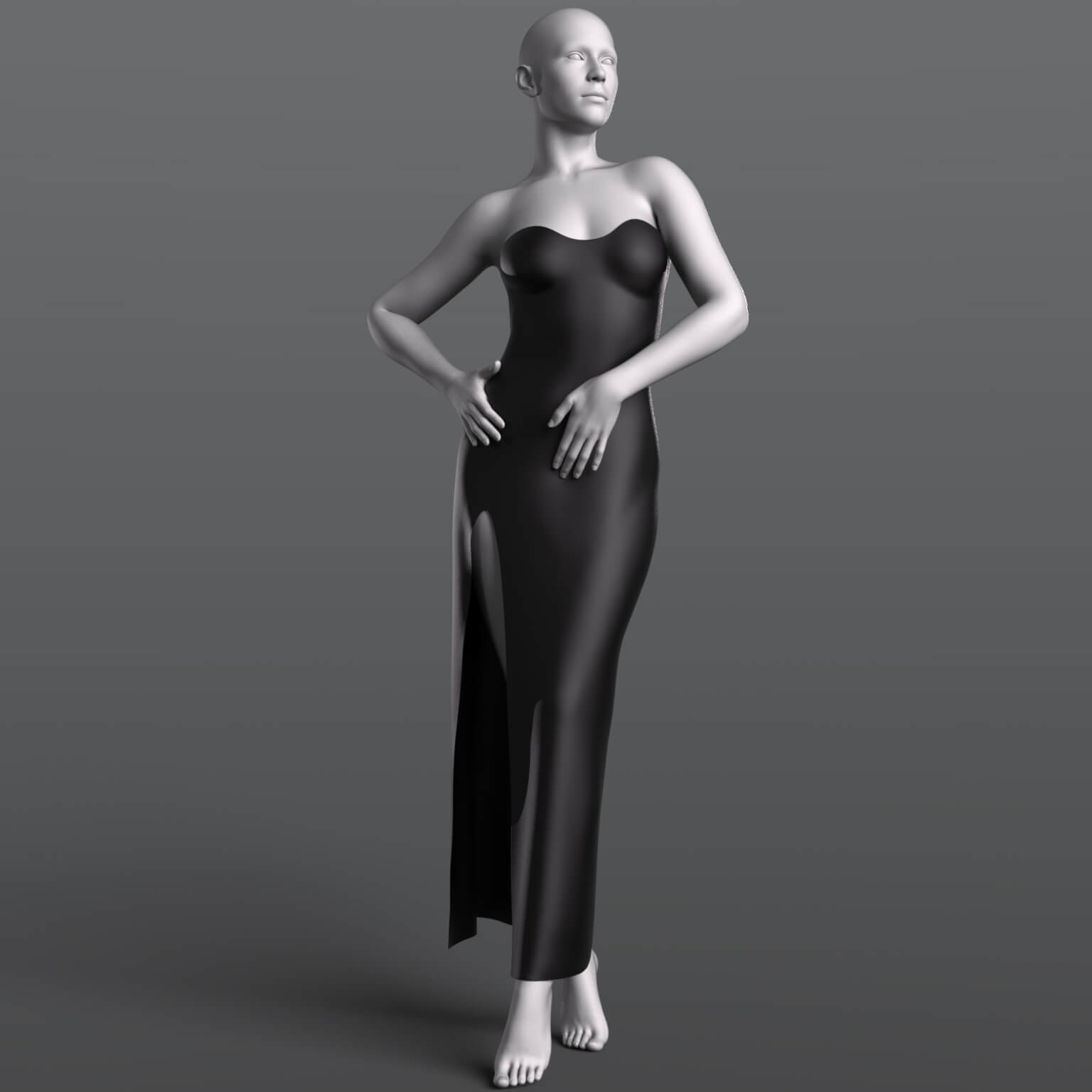 Evening Dress 01v and Gloves G9 Daz Content