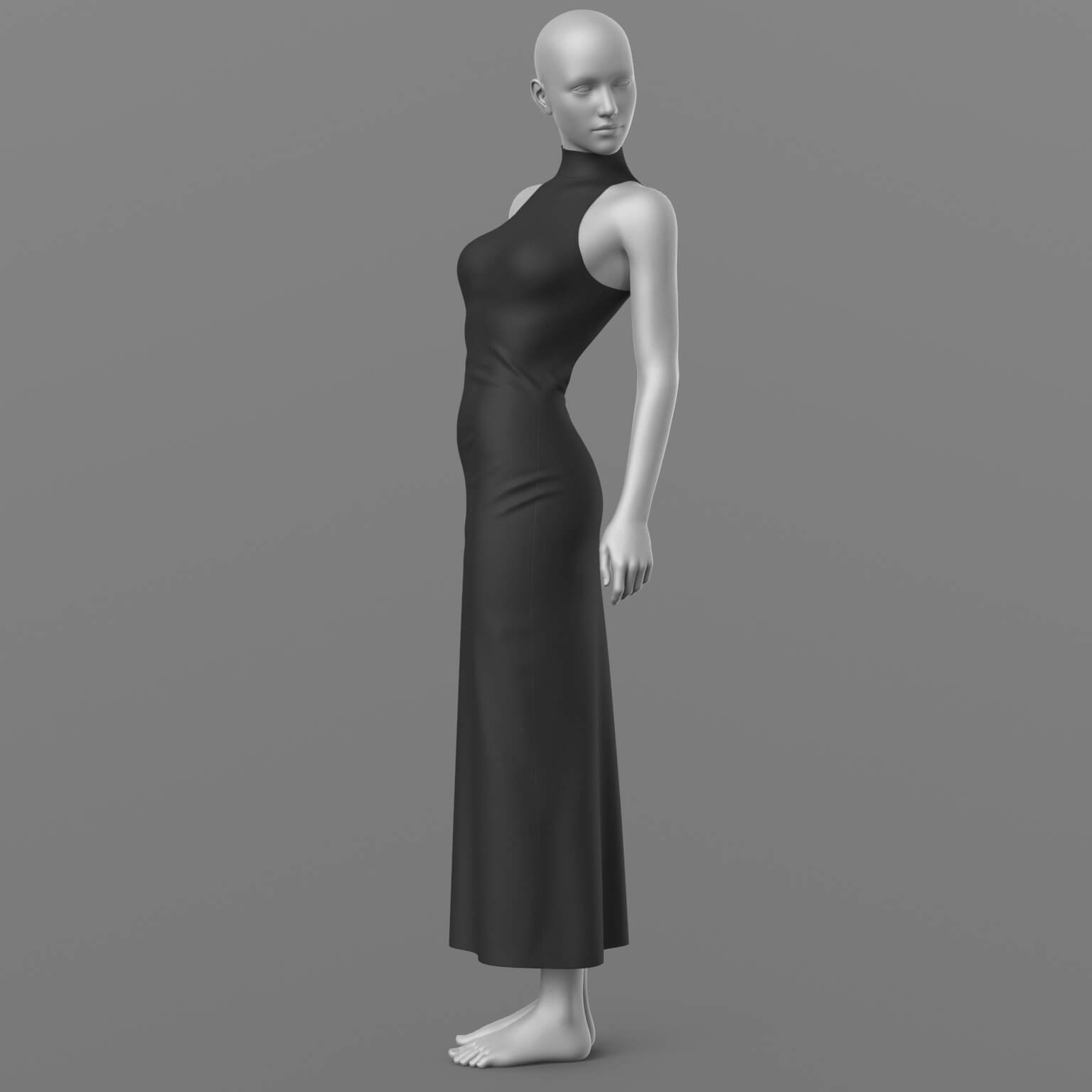 Evening Dress and Shoes G8 Female Daz Content