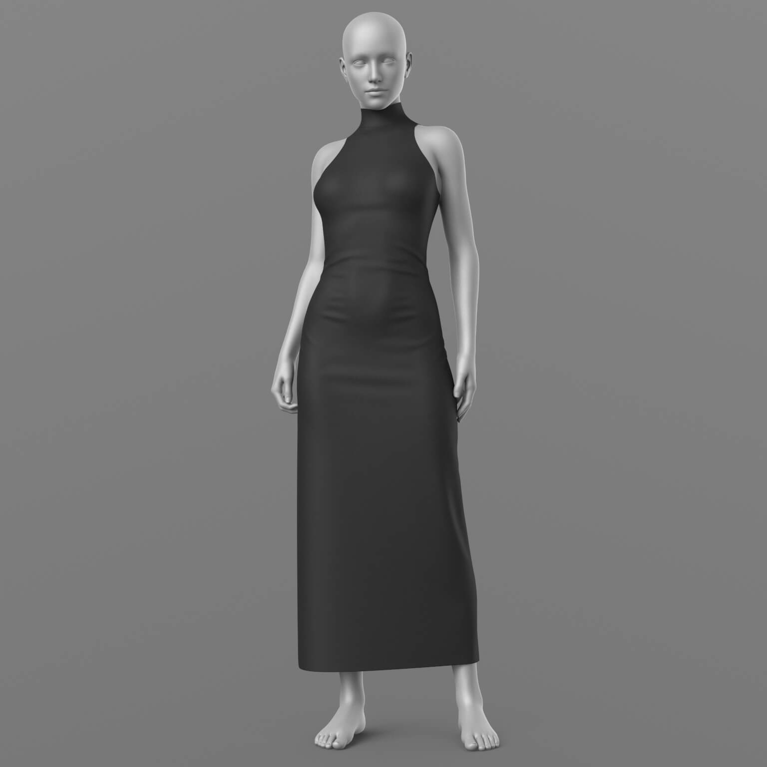 Evening Dress and Shoes G8 Female Daz Content